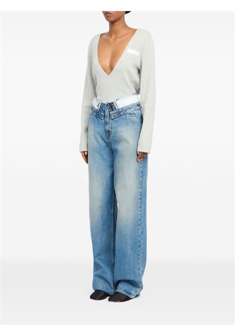 jeans gamba dritta donna blu MAISON MARGIELA | S52LA0271 M30058965